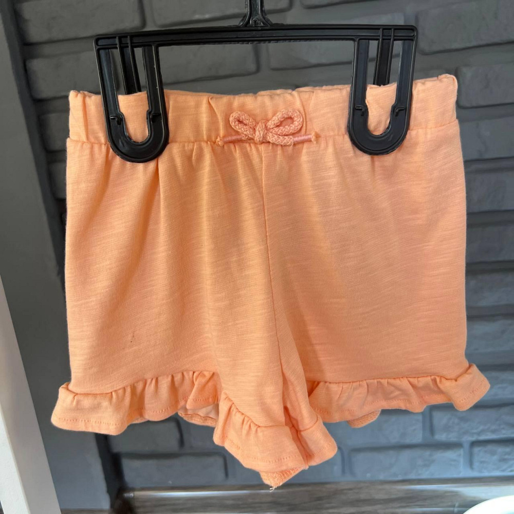 Дитячий Костюм Футболка (Беж) з Полуничкою та Шорти(Персикові) для Дівчинки LC Waikiki 9-12міс (74-80см) Київ - фото 3