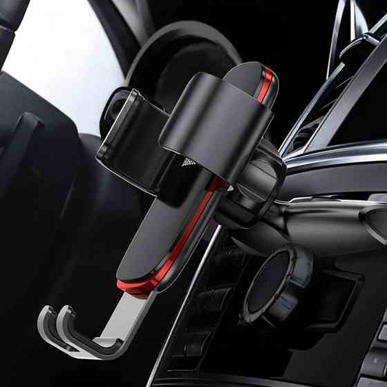 Автотримач для телефона Baseus Metal Age Gravity Car Mount (CD Version) Black Київ