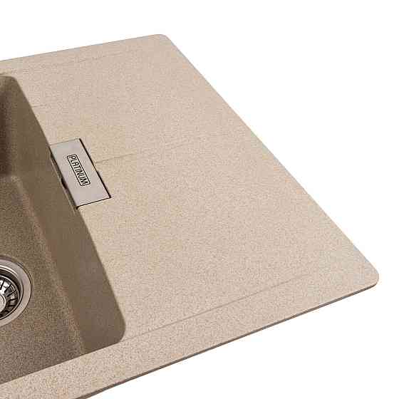 PLATINUM Гранітна мийка для кухні Platinum 6250 ZIRKONE матовий Сафарі Київ