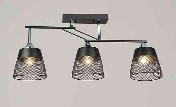 VALESO Люстра стельова VALESO K2324/3 на 3 плафони E27, Чорний+Хром, Метал Коломыя