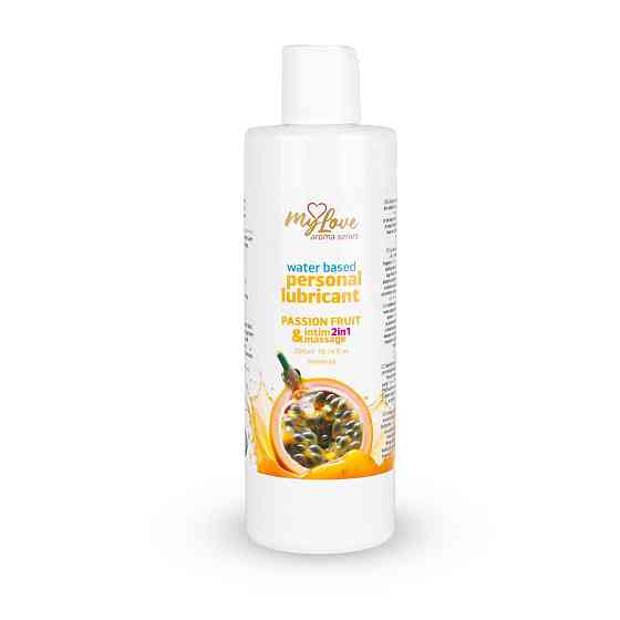 2в1 лубрикант та масажний гель - MyLove Aroma Series Intim&Massage Passion Fruit, 300 мл Sex Aura Київ