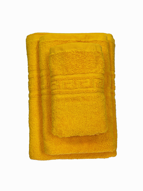 Махровое полотенце Ideal Textile Greek 33х60 см желтый (56860576) Черновцы - изображение 2
