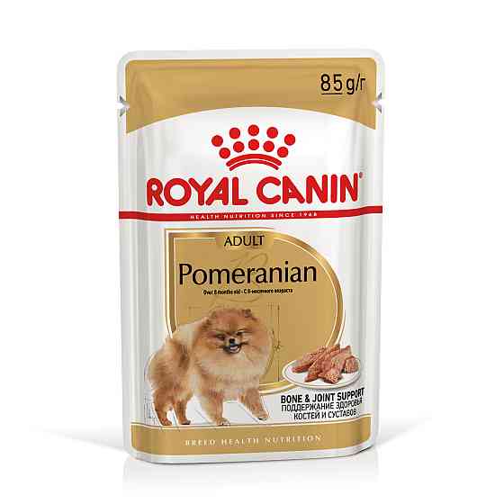Вологий корм для собак породи Померанський шпіц ROYAL CANIN POMERANIAN ADULT паштет 85 г Київ
