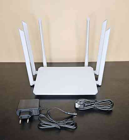 Ігровий швидкісний роутер / маршрутизатор з 6 антенами AC1200M WIFI Router (300м, 867Mbps, 5GHz) Клевань