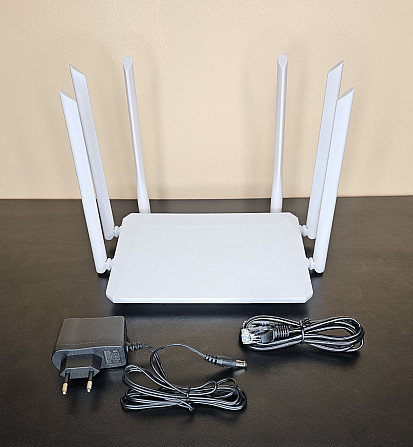 Ігровий швидкісний роутер / маршрутизатор з 6 антенами AC1200M WIFI Router (300м, 867Mbps, 5GHz) Клевань - изображение 1