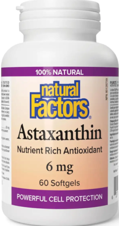Астаксантин Natural Factors Astaxanthin 6 mg 60 гел кал Київ