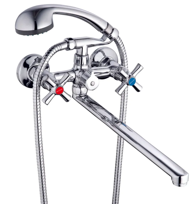 Змішувач для ванної Mixxus DMT7-B722 з плоским виливом MI6439 Харків - фото 1