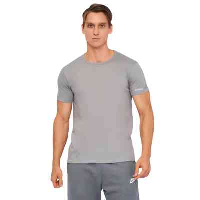 Футболка Kappa T-shirt Mezza Manica Girocollo K1305 GrigioUnito сірий XL (8002390400738) Винница