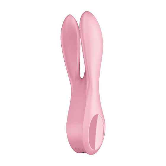 Клиторальный вибратор Satisfyer Threesome 1 Pink с тремя гибкими пальчиками Sex Aura Киев