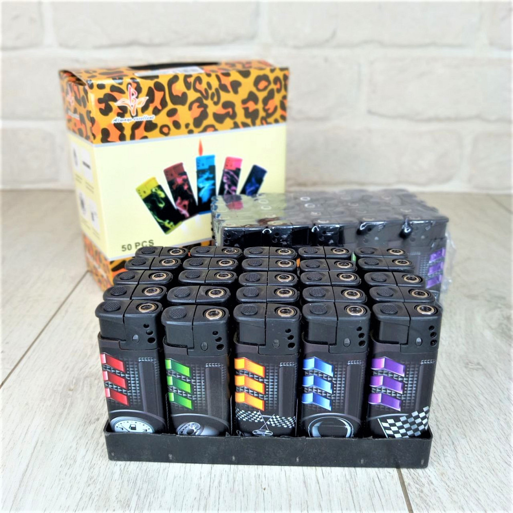 Зажигалки турбо-пламя и фонарик уп/50шт Turbo BY-1309 Харьков - изображение 4