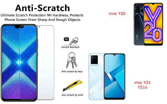Захисне скло NeoGlass для vivo Y20, VIVO Y21, VIVO Y21s – надпрозоре та стійке Київ
