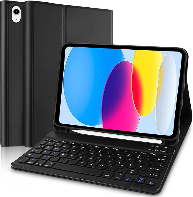 Чохол клавіатура для iPad 10-го покоління (2022) A2696 / A2757 / A2777 з тримачем для олівців Дніпро - фото 2