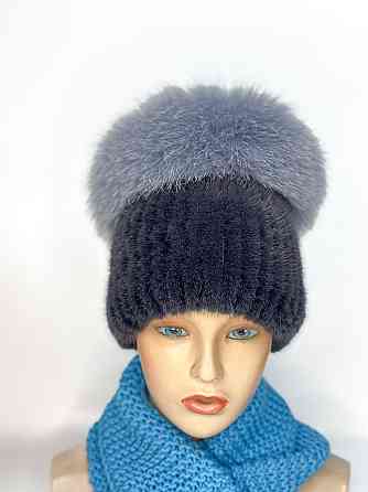 Шапка хутряна жіноча кубанка Джесіка Графітовий Харків