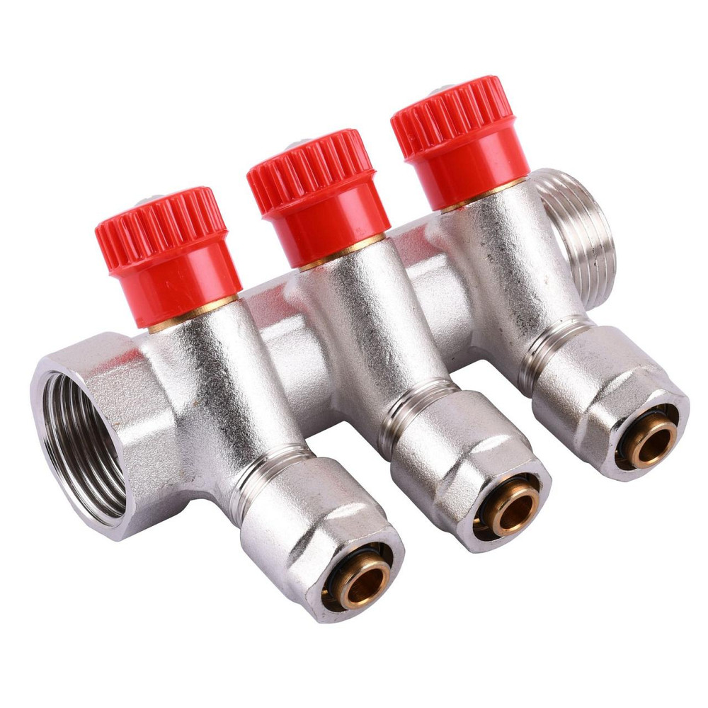 Коллектор CRISTAL 1Gх1/2*16 - 3-ой (под 35*) с перекрытием (NM-1016) (000004811) Киев - изображение 1