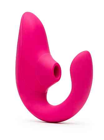 Стимулятор точки G и клитора Womanizer Blend Pink вакуум и вибрация, ярко розовый Sex Aura Киев