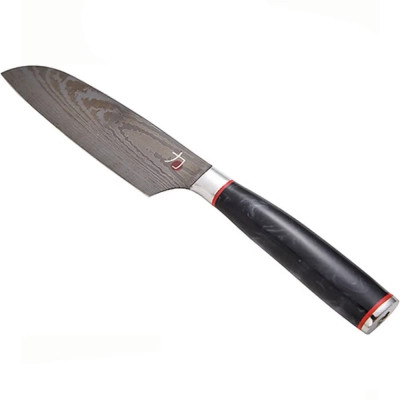 Кухонный нож MasterPro Tetsu, сантоку, 12.5 см, чорний (BGMP-4129-MBK) Винница - изображение 3