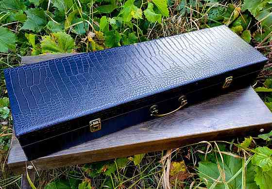 Ідеальний подарочний набір для шашлика в кожаному кейсі ідеальний подарунок військовому VIP 9 Тернопіль