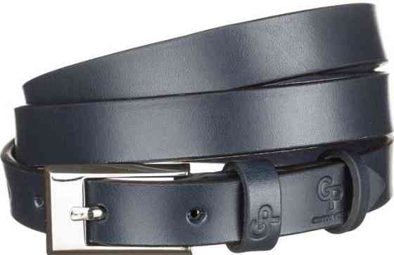 Ремінь жіночий Grande Pelle 11070 шкіряний Синій Київ