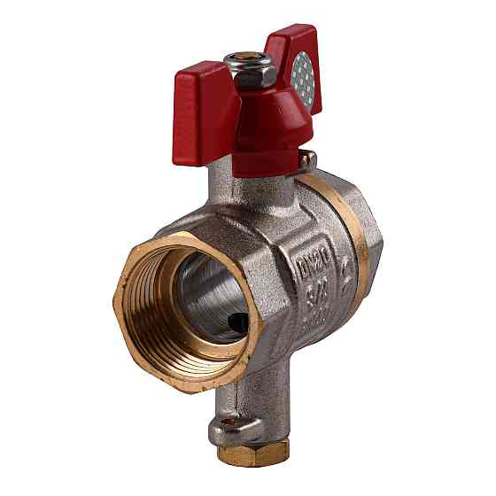 Кран шаровый полнопроходной для подключения термометра SOLOMON 3/4″ V1242 S (000029068) Киев