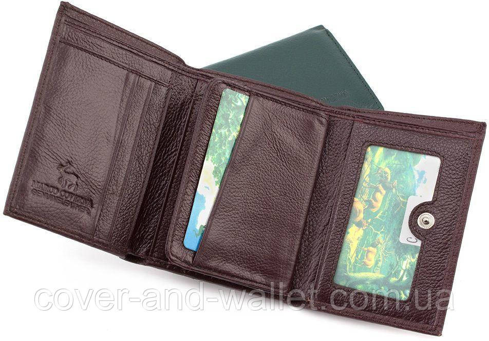 Невеликий шкіряний жіночий гаманець коричневого кольору Marco Coverna MC 6055 Київ - фото 3