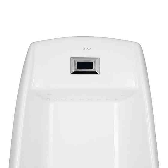 Пісуар підлоговий Qtap Scorpio з ІЧ-датчиком автоматичного змиву 430х370х990 White QT1488101HW Київ