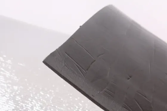 Шумоизоляция шумо-теплоизоляционная Polifoam 1000*1000*4.0мм самокл. метал. Винница