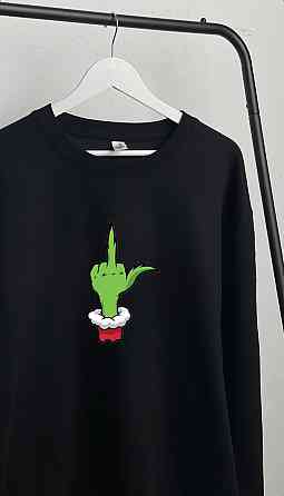 Новорічний світшот "Грінч викрадає Різдво" Чернівці