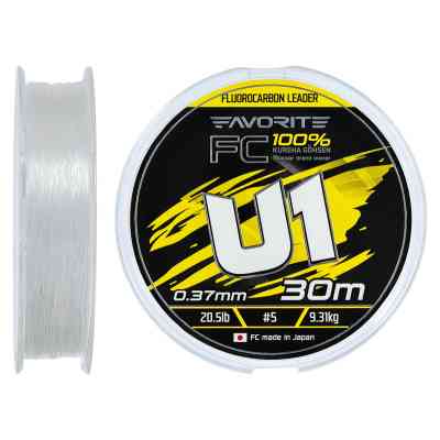 Флюорокарбон Favorite U1 FC 30m 5.0/0.37mm 20.5lb/9.31kg (1693.12.17) Винница