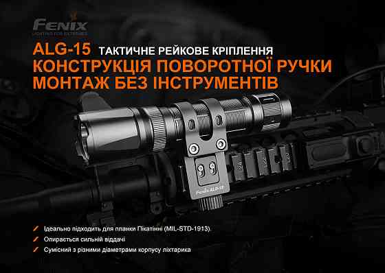 Крепление для фонарей Fenix ALG-15 Киев