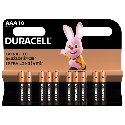 Батарейка Duracell AAA лужні 10 шт. в упаковці (5002509/5006462) Вінниця - фото 2