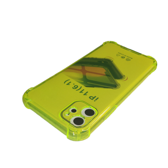 Чехол Бампер для Iphone 11 Yellow Transparent Киев