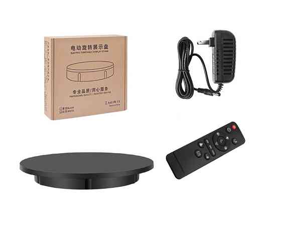 Предметний стіл поворотний 60см пульт чорний Puluz DCA1536B Київ