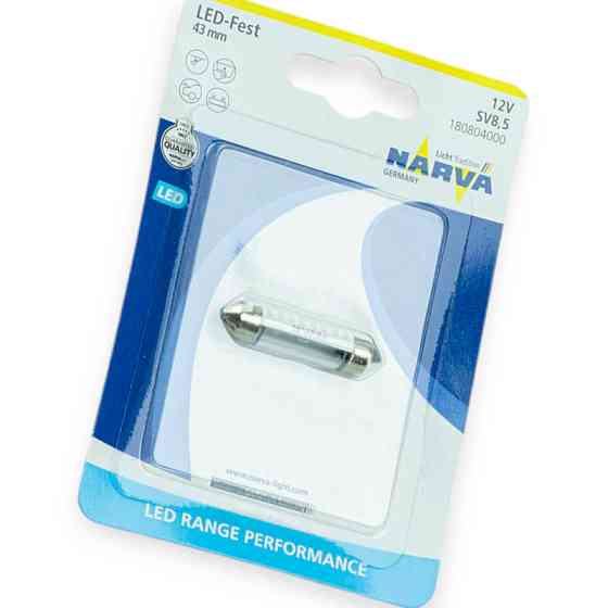 Автоламп AC лазер. 12-10 біла 0, 6W 43мм 6000K світлодіодна Мукачево