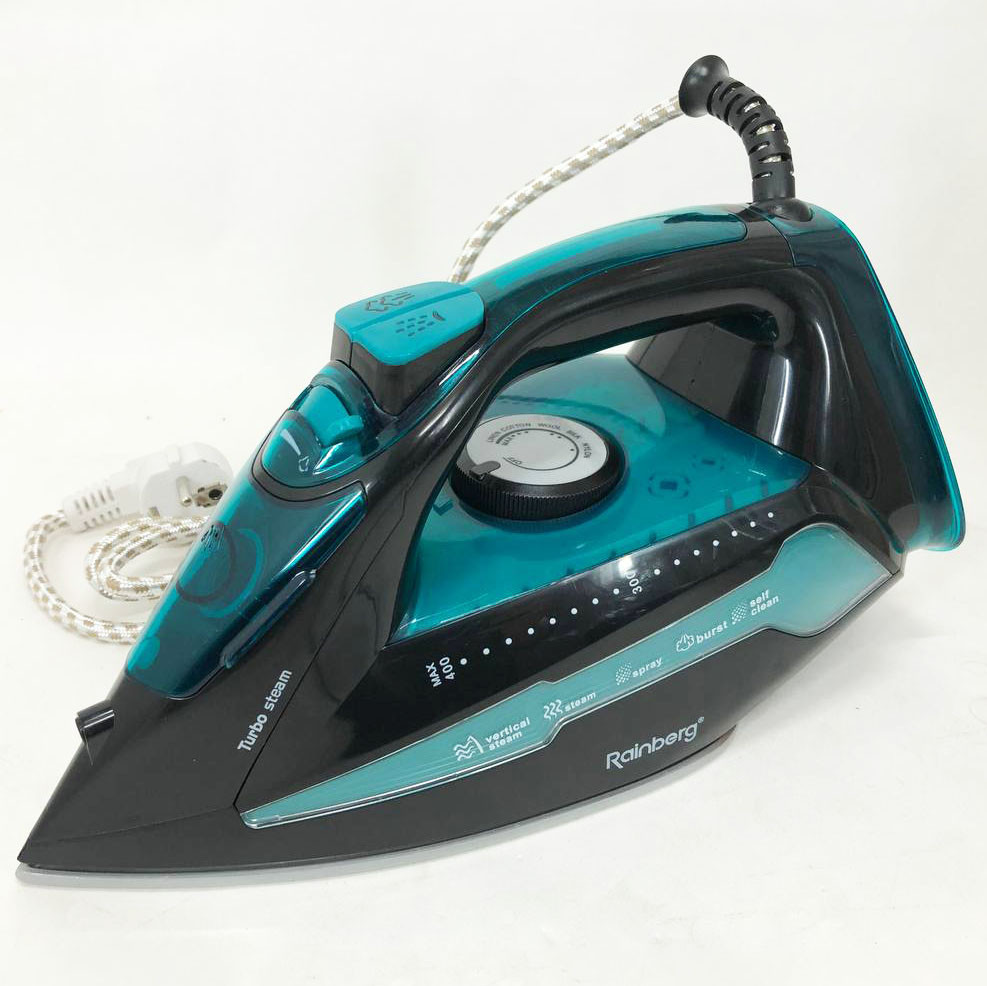 Паровой утюг для глажки одежды и штор Rainberg RB-6310, Утюг для глажки стрелок на брюках UA-77 Ивано-Франковск - изображение 2