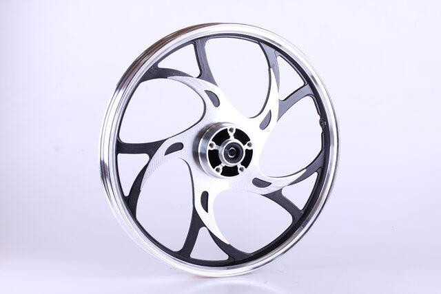 Диск передний литой 17*1,4 (дисковый тормоз, усиленный) 3,4kg на мопед Актив Мукачево - изображение 2