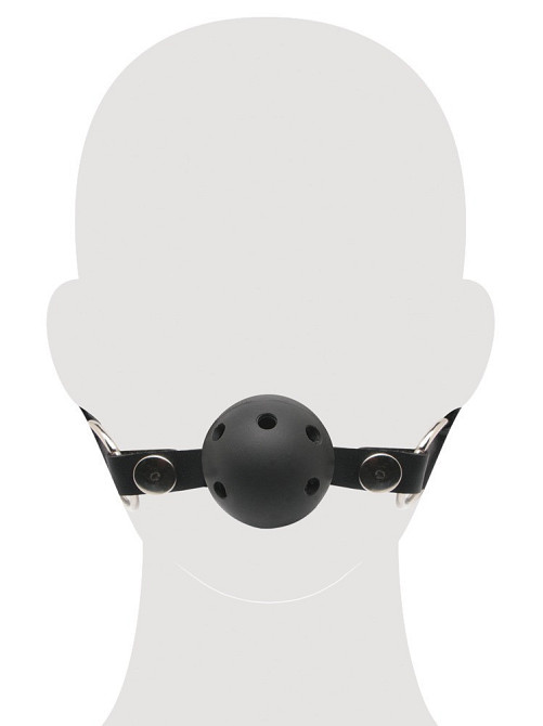 Кляп FFSLE Breathable Ball Gag Blac Sex Aura Київ - фото 4