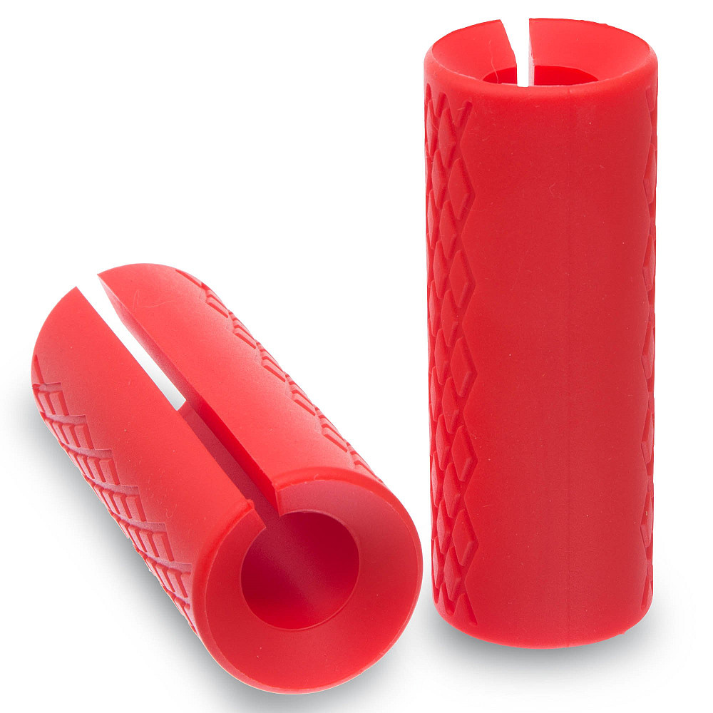 EasyFit Розширювачі грифа EasyFit 12,7 х 5,5 см (2 шт) червоні Коломыя - изображение 1