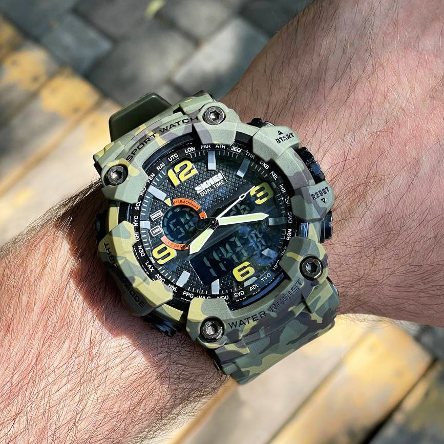 Skmei 1520CMGN Green Camo. SBR Киев - изображение 3
