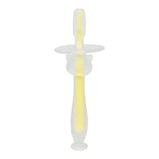 Силіконова зубна щітка Mumlove MGZ-0707(Yellow) з обмежувачем Вінниця