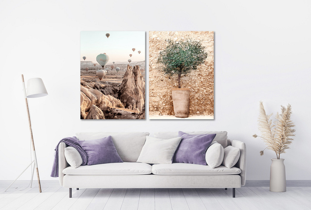 Модульная картина в гостиную / спальню  Повітряна куля  TLV-2_010 90x132 см Київ - фото 2