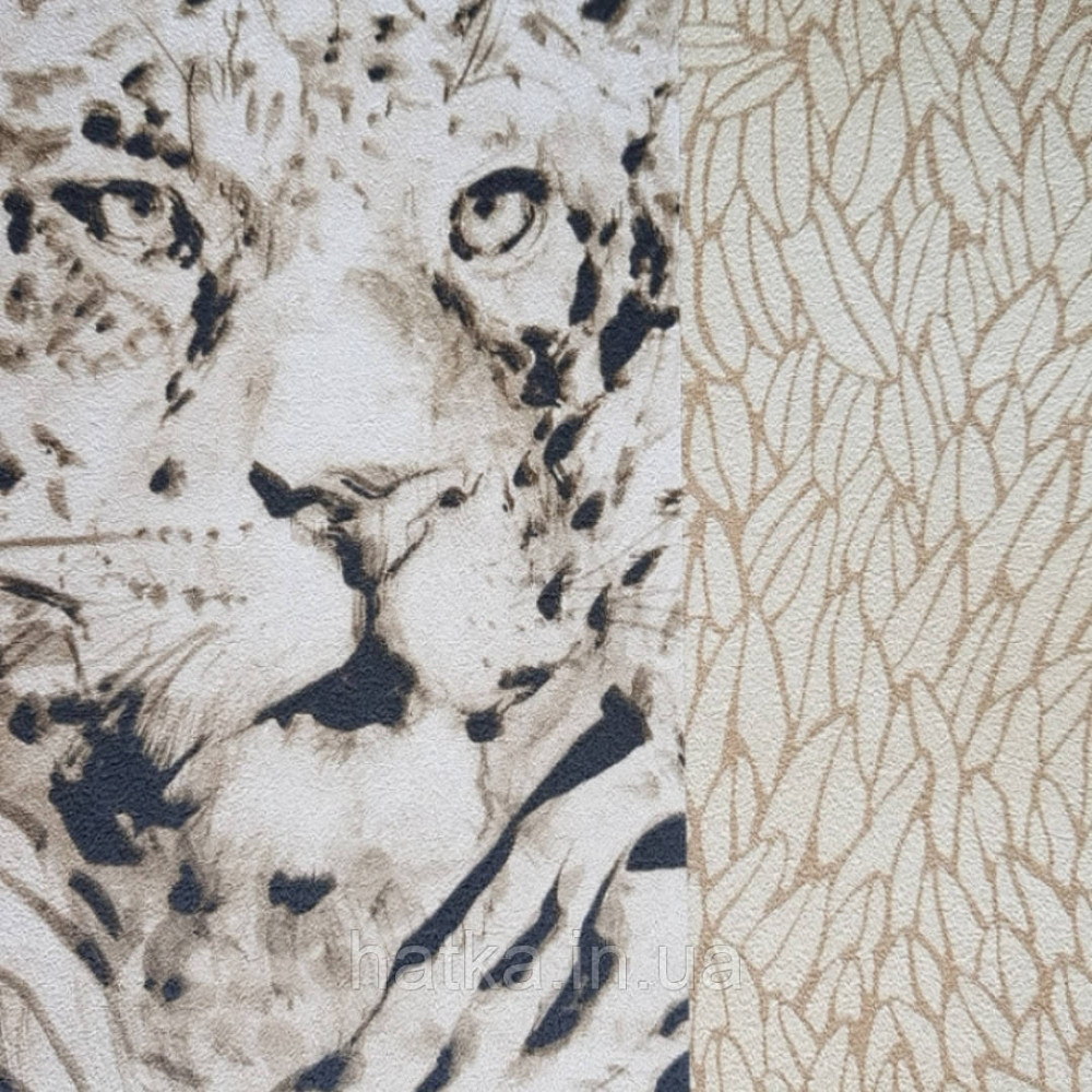 Шпалери вінілові на флізеліновій основі Decoprint BLOOMING BL22751 ніжний принт пелюстки пісочний Київ - фото 2