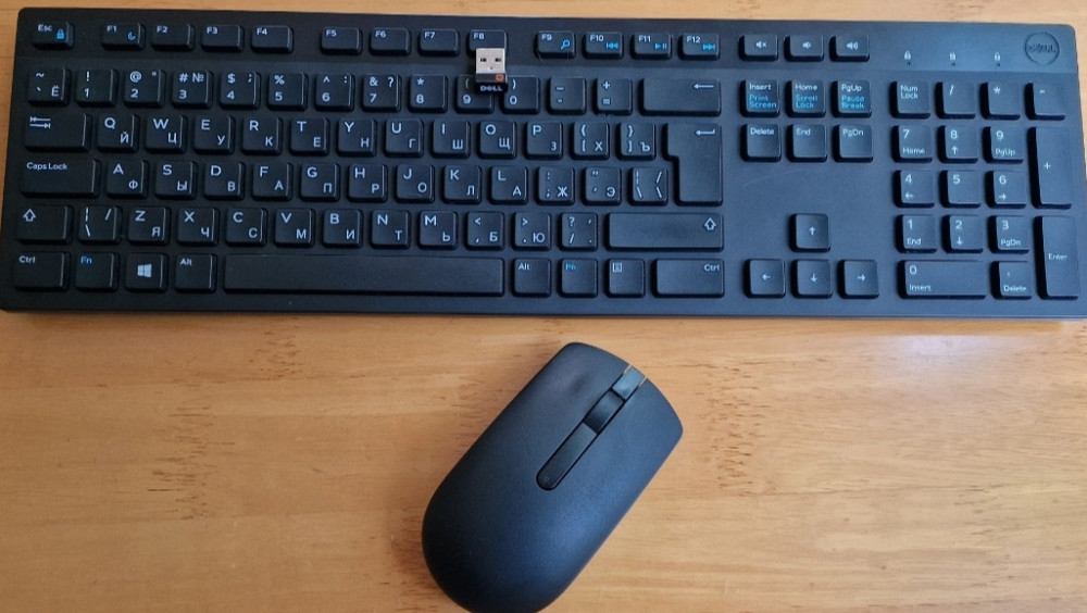 Комплект: Безпроводная Клавиатура, Мышь : DELL Wireless Combo KM636 Киев - изображение 1