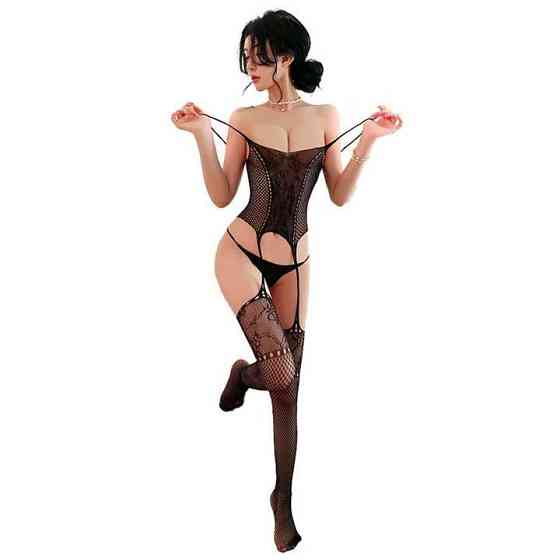 Відкритий бодистокінг у сітку XS/S/M — Еротична білизна Вінниця