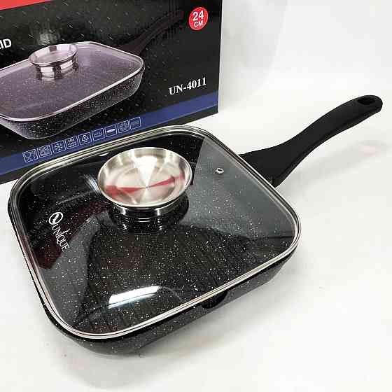 Лита алюмінієва сковорода, Сковорода алюмінієва поглиблена для приготування на пару CA-81 Івано-Франківськ