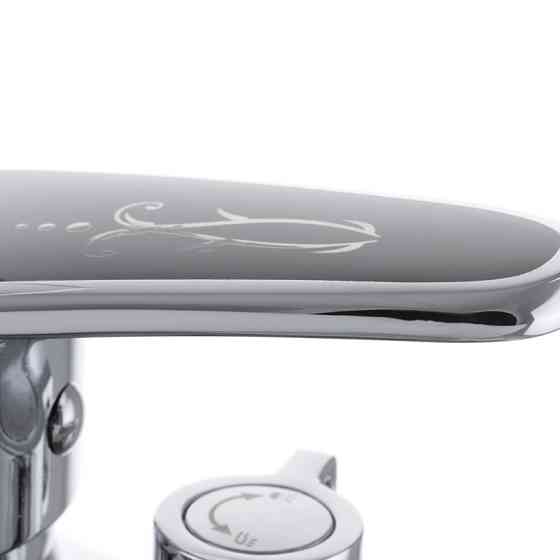 Змішувач для ванни Haiba Magic 009 з чорною ручкою HB0696 Харків