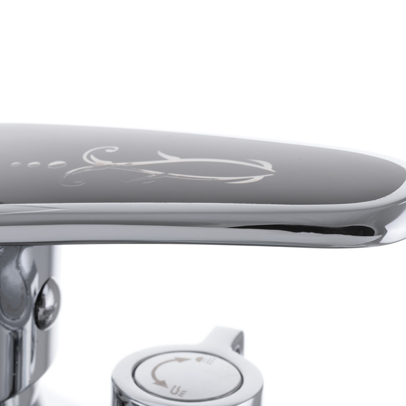 Змішувач для ванни Haiba Magic 009 з чорною ручкою HB0696 Харків - фото 3