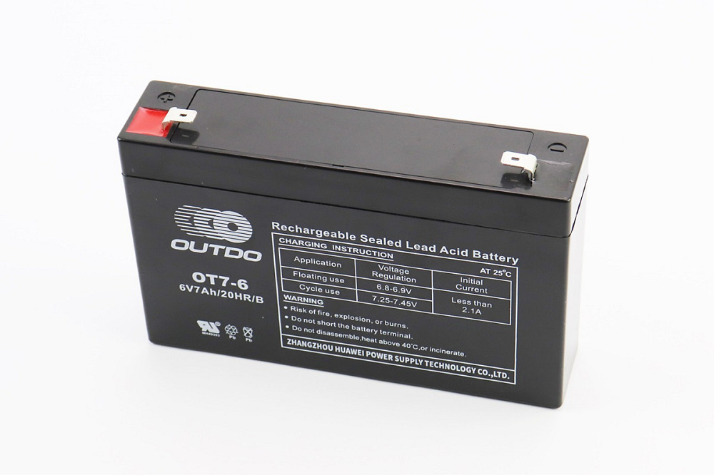 Акумулятор 6V7Ah OT7-6 кислотний (L151*W35*H94mm) для ДБЖ, іграшок та ін. Київ - фото 1