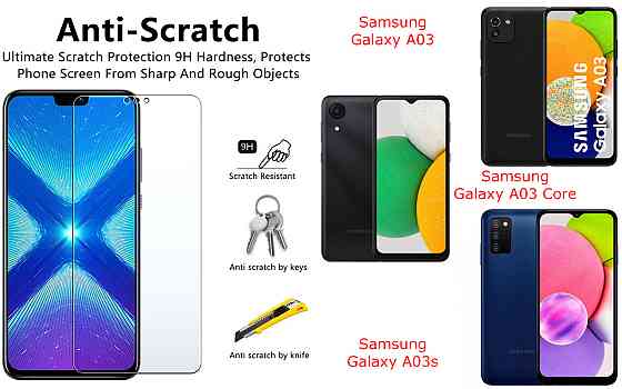 Защитное стекло NeoGlass для Samsung Galaxy A03, Galaxy A03 Core, Galaxy A03s – ультрапрозрачное и устойчивое Киев