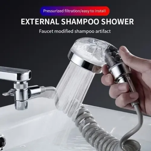 Душевая система на умывальник с турмалином Modified Faucet With external Shower Коломыя