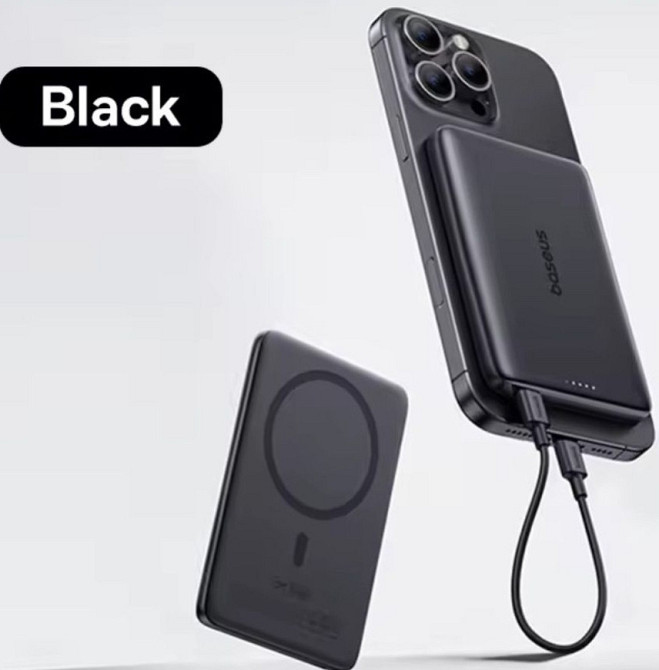 Магнітний павербанк Baseus PicoGo 5000 - 10000mAh 20W. Харків - фото 4